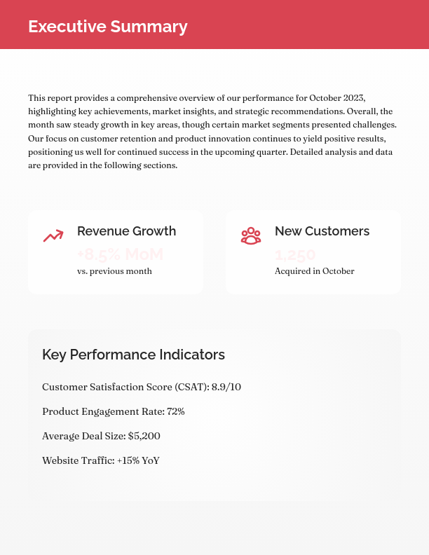 Monthly Strategic Industry Insights Guide