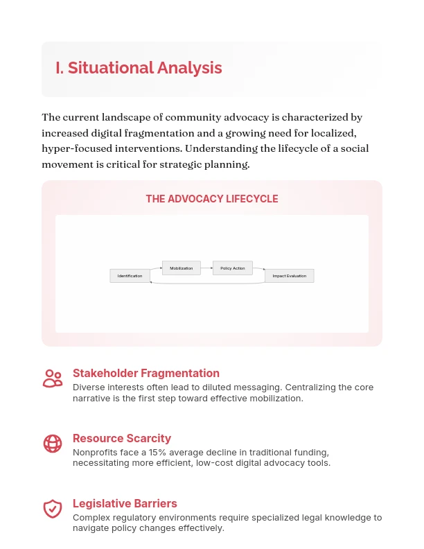 Nonprofit Advocacy and Policy Framework