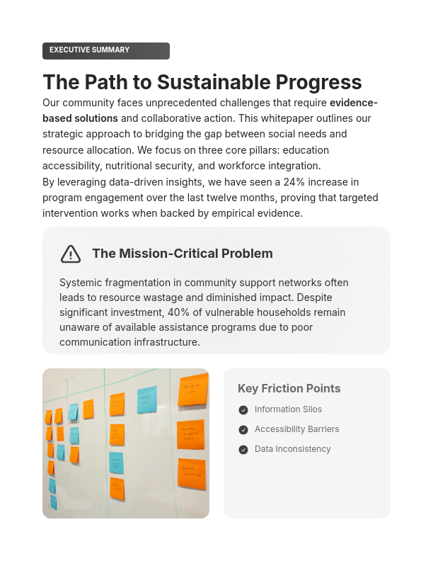 Nonprofit Social Impact Strategic Report