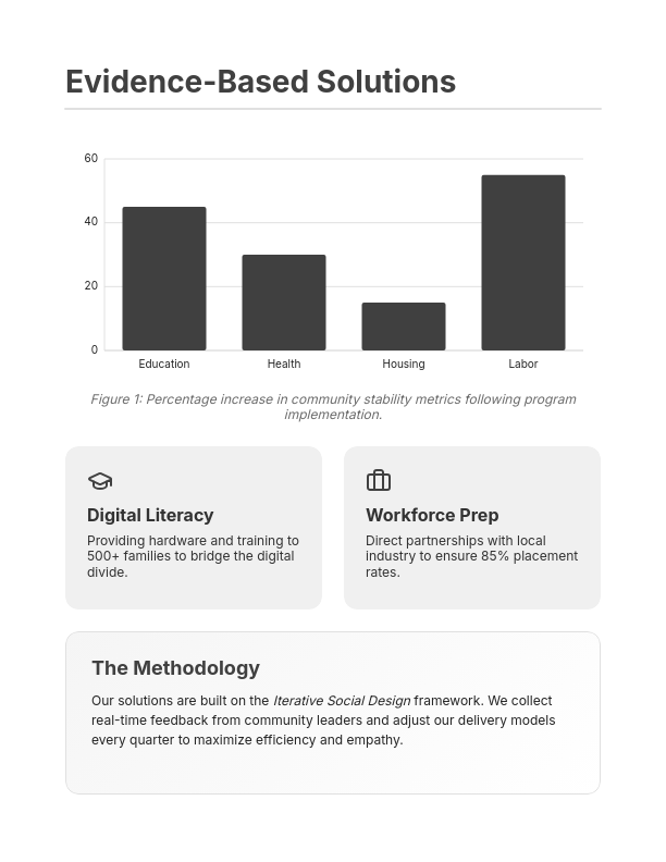 Nonprofit Social Impact Strategic Report
