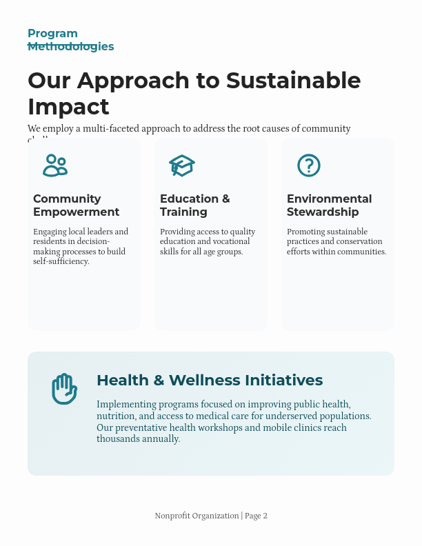 Strategic Framework for Scaling Social Impact