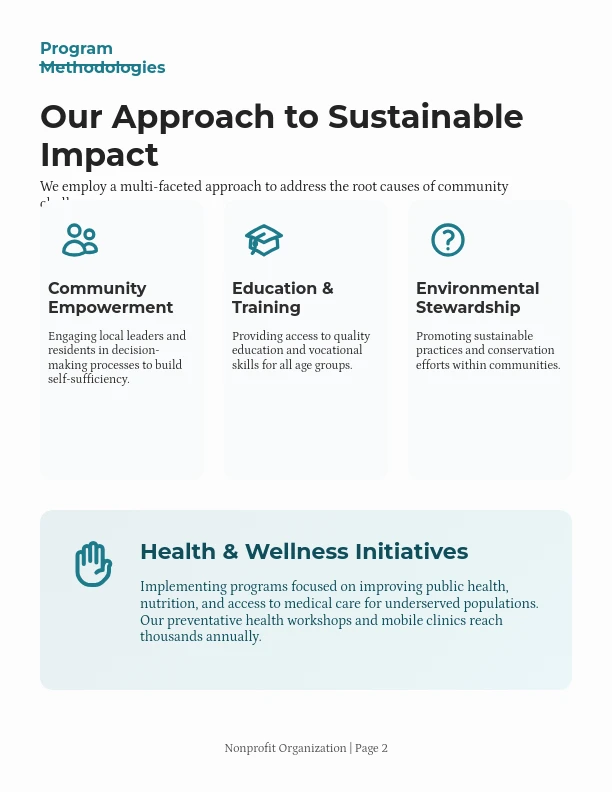 Strategic Framework for Scaling Social Impact