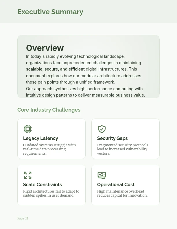 Modern Product Architecture and Use Cases