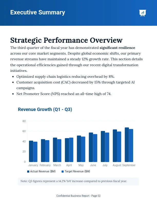 Strategic Quarterly Business Performance Review