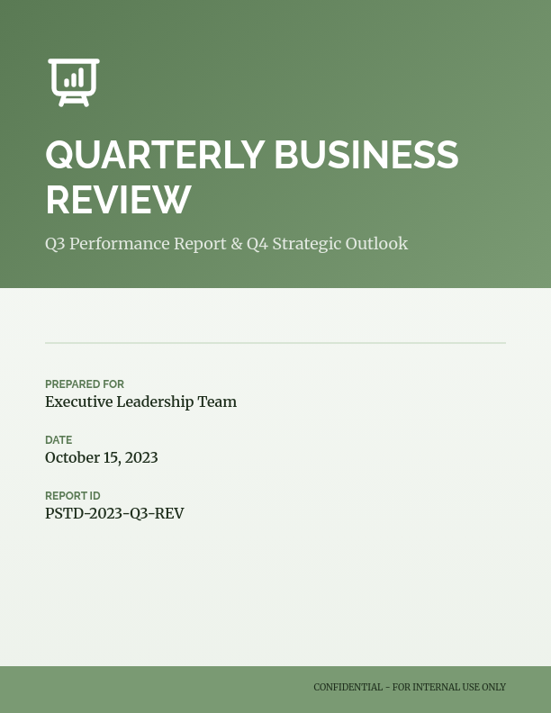 Strategic QBR Executive Insights