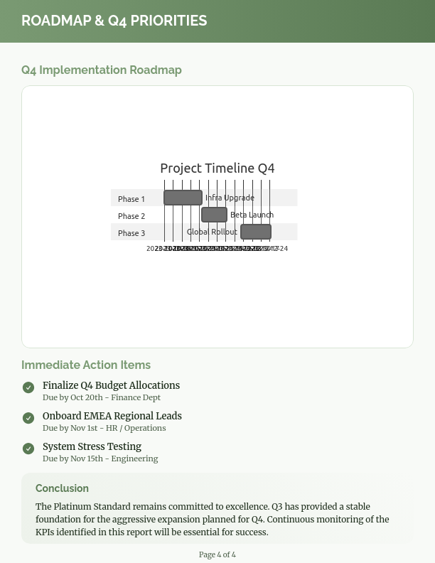 Strategic QBR Executive Insights