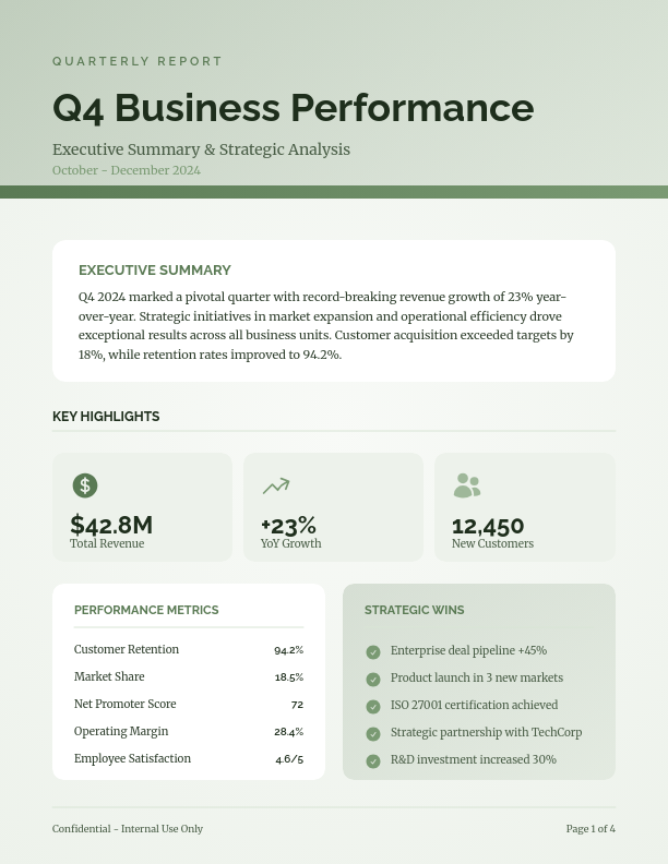 QBR Performance & Growth Strategy Guide