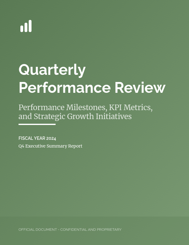 Quarterly Executive Value Review