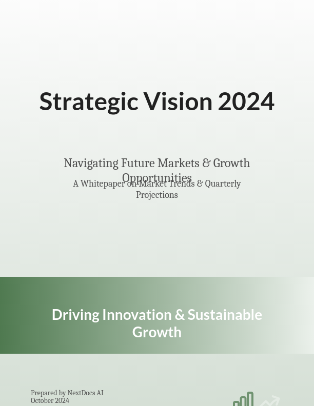 Quarterly Strategic Market Analysis