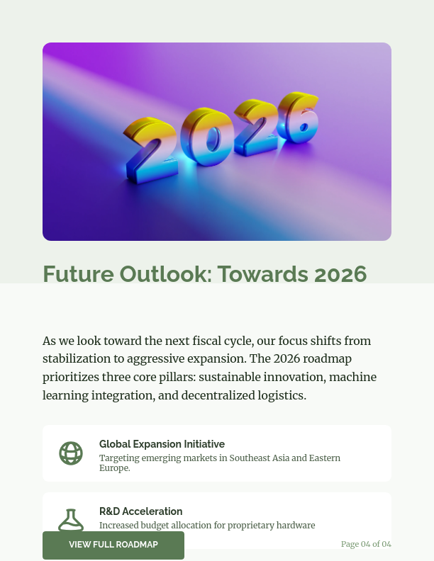 Quarterly Sector Performance & Outlook Report