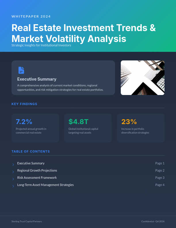 Real Estate Investment Market Analysis
