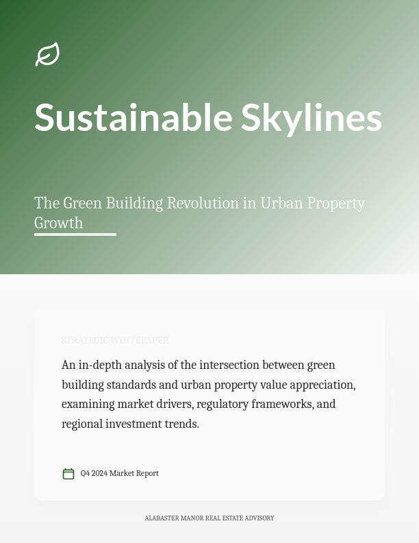 Sustainable Urban Property Development Trends