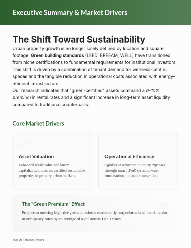 Sustainable Urban Property Development Trends