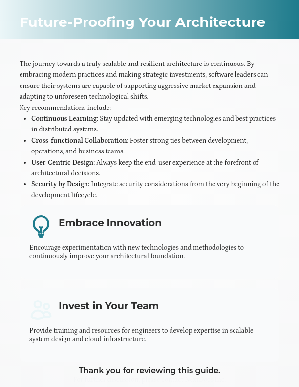 SaaS Scalability and Infrastructure Strategy