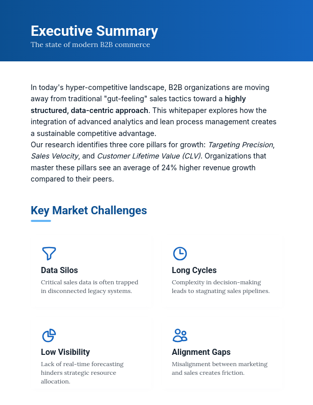 Accelerating Enterprise Sales Performance