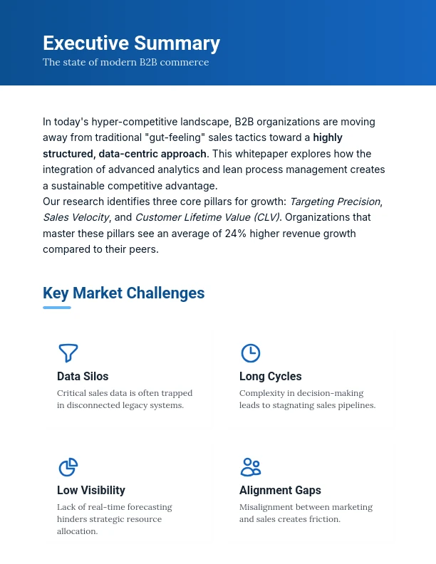 Accelerating Enterprise Sales Performance