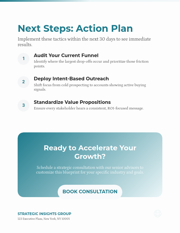 B2B Sales Growth Strategy & Conversion Guide