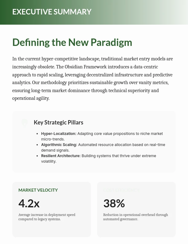 Tech Disruptor Growth Blueprint