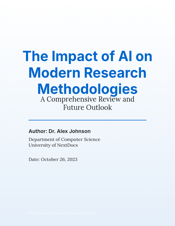 Academic Research Subject Analysis Report