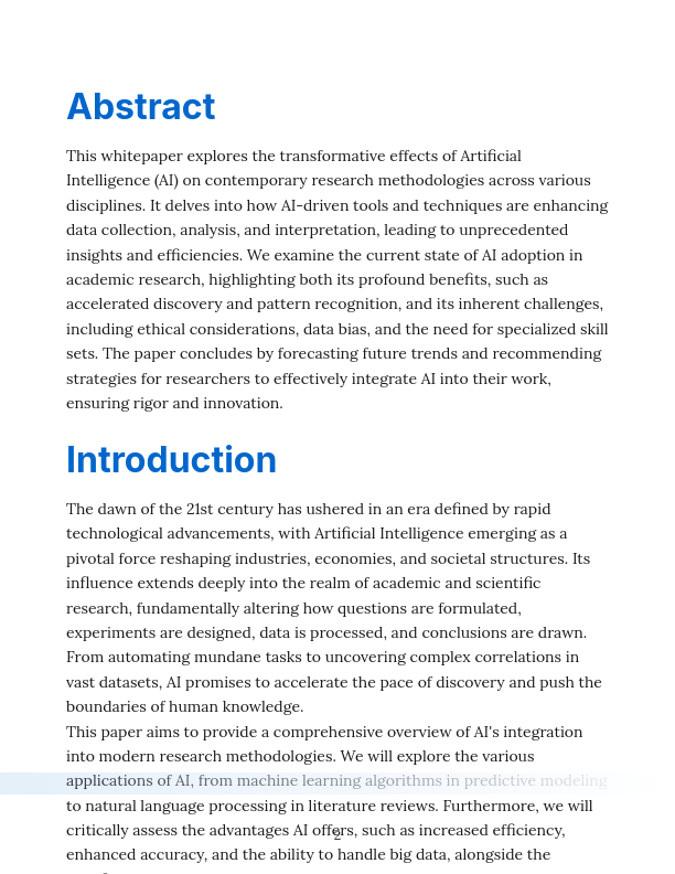 Academic Research Subject Analysis Report