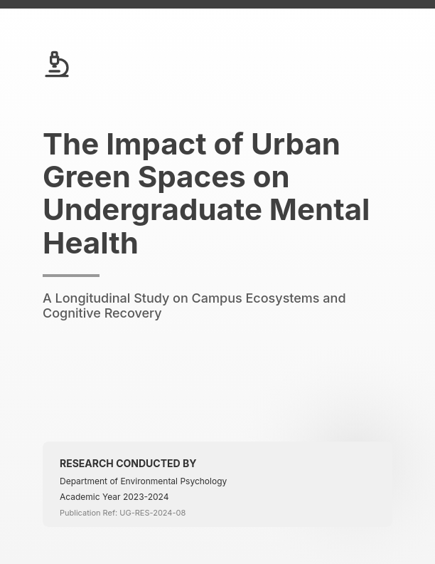 Undergraduate Academic Research Synthesis