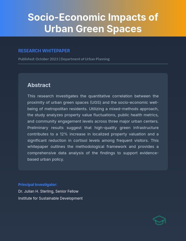 Academic Research Insight Report