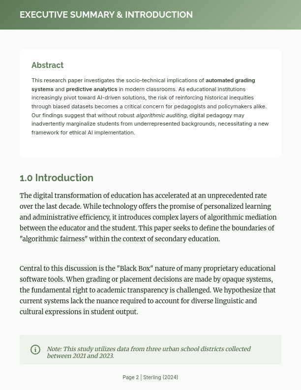 Academic Research Insights Whitepaper
