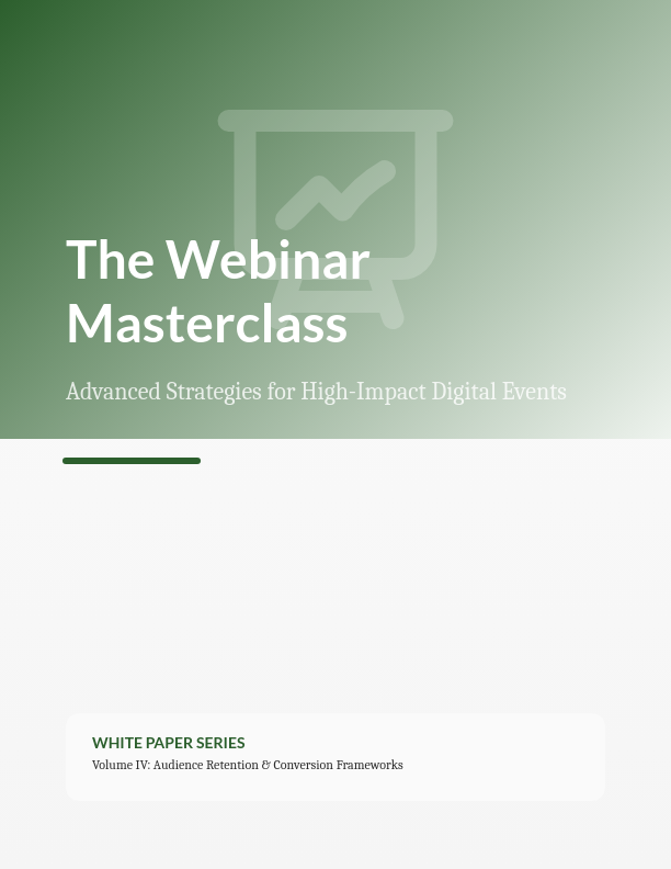 Ultimate Webinar Engagement Playbook