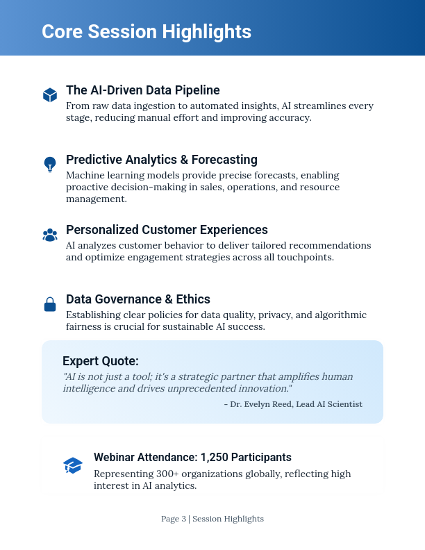 Webinar Insights Executive Summary